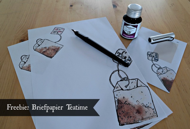 Read more about the article Freebie: Briefpapier Teatime